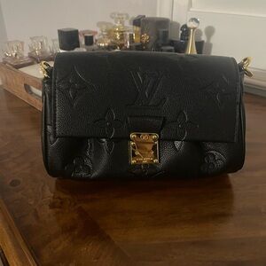 Monogram Empreinte, Black Crossbody Bag